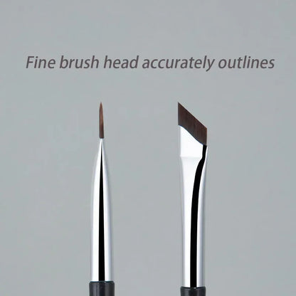 The Upgrade Blade Eyeliner Brush Ultra Thin Fine Angle Flat Eyebrow Brush Under The Eyes Place Precise Detail Brush